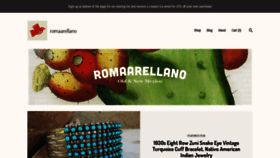 What Romaarellano.com website looked like in 2020 (4 years ago)