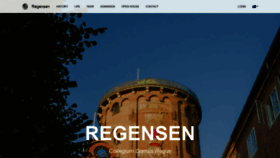 What Regensen.dk website looked like in 2020 (4 years ago)
