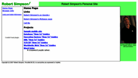 What Robertsimpson.com website looked like in 2020 (4 years ago)