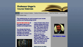 What Robert-unger.com website looked like in 2020 (4 years ago)