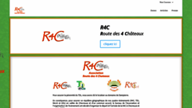 What Route4chateaux.com website looked like in 2020 (4 years ago)