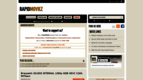 What Rapidmoviez.cr website looked like in 2020 (4 years ago)