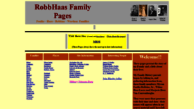 What Robbhaasfamily.com website looked like in 2020 (4 years ago)