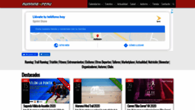 What Running4peru.com website looked like in 2020 (4 years ago)