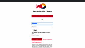 What Redbullaudiolibrary.com website looked like in 2020 (4 years ago)