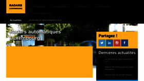 What Radars-automatiques.lu website looked like in 2020 (4 years ago)
