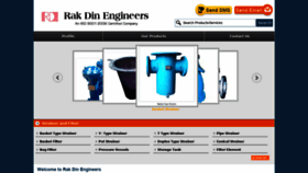 What Rakdinengineers.com website looked like in 2020 (4 years ago)