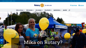 What Rotary.fi website looked like in 2020 (4 years ago)