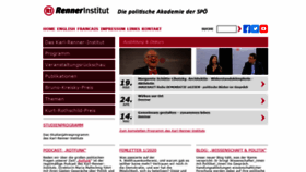 What Renner-institut.at website looked like in 2020 (4 years ago)