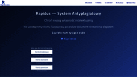 What Rapidus.org website looked like in 2020 (4 years ago)