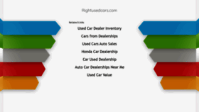 What Rightusedcars.com website looked like in 2020 (4 years ago)