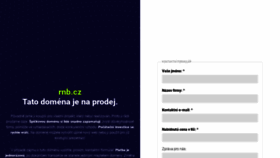 What Rnb.cz website looked like in 2020 (4 years ago)