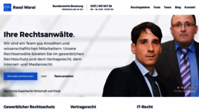 What Rechtsanwaltskanzlei-warai.de website looked like in 2020 (4 years ago)