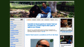 What Robertotripoli.com.br website looked like in 2020 (5 years ago)