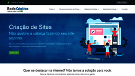 What Redecriativa.com.br website looked like in 2020 (4 years ago)