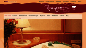 What Rosengarten-baiersbronn.de website looked like in 2020 (4 years ago)
