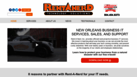 What Rent-a-nerd.net website looked like in 2020 (4 years ago)