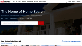 What Realtor.com website looked like in 2020 (4 years ago)