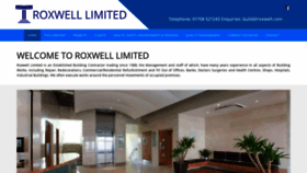 What Roxwell.com website looked like in 2020 (4 years ago)