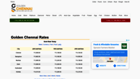 What Rates.goldenchennai.com website looked like in 2020 (4 years ago)