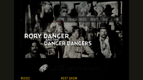 What Rorydanger.com website looked like in 2020 (4 years ago)