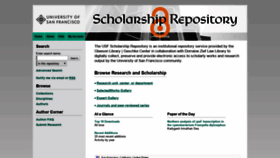 What Repository.usfca.edu website looked like in 2020 (4 years ago)