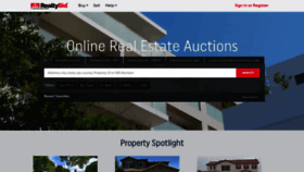 What Realtybid.com website looked like in 2020 (4 years ago)