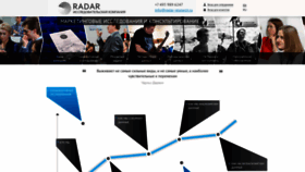 What Radar-research.ru website looked like in 2020 (4 years ago)