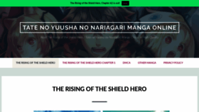 What Risingoftheshieldhero.com website looked like in 2020 (4 years ago)