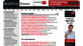 What Realclearscience.com website looked like in 2020 (4 years ago)