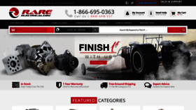 What Rareelectrical.com website looked like in 2020 (4 years ago)