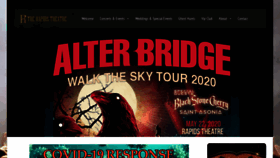 What Rapidstheatre.com website looked like in 2020 (4 years ago)