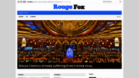 What Rougefox.com website looked like in 2020 (4 years ago)