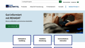 What Rehadat-hilfsmittel.de website looked like in 2020 (4 years ago)
