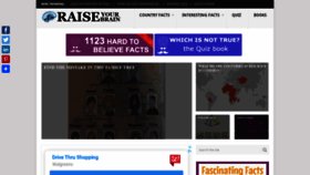 What Raiseyourbrain.com website looked like in 2020 (4 years ago)