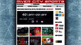 What Rivercitysports.com website looked like in 2020 (4 years ago)