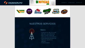 What Radiogrupo.com website looked like in 2020 (4 years ago)