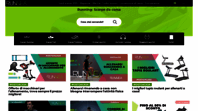 What Runnea.it website looked like in 2020 (4 years ago)