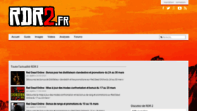 What Rdr2.fr website looked like in 2020 (4 years ago)