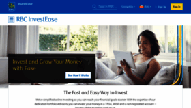 What Rbcinvestease.com website looked like in 2020 (4 years ago)