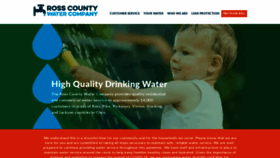 What Rosscowater.org website looked like in 2020 (4 years ago)