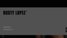 What Rustylopez.com website looked like in 2020 (4 years ago)