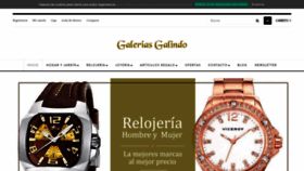 What Relojeriajoyeriagalindo.com website looked like in 2020 (4 years ago)