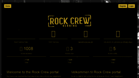 What Rockcrewportal.dk website looked like in 2020 (4 years ago)