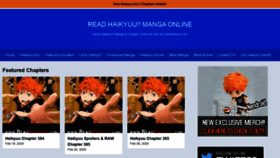 What Readhaikyuu.com website looked like in 2020 (4 years ago)