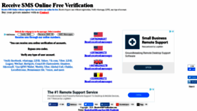 What Receivesmsverification.com website looked like in 2020 (4 years ago)