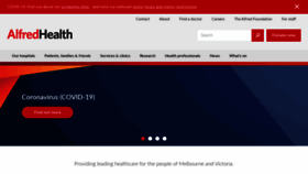 What Redcap.alfredhealth.org.au website looked like in 2020 (4 years ago)