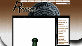 What Roycroftauctions.com website looked like in 2020 (4 years ago)