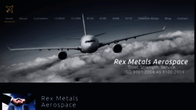 What Rexmetals.com website looked like in 2020 (4 years ago)
