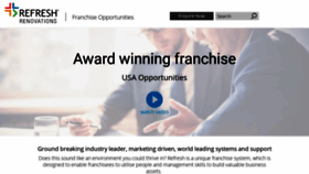 What Refreshfranchiseopportunities.com website looked like in 2020 (4 years ago)